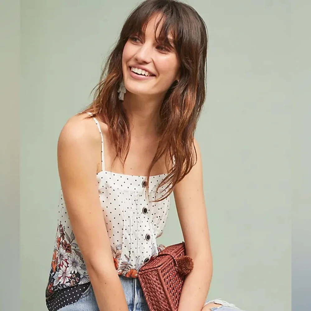 Maeve by Anthropologie Capitola Silk Cami - Picture 4 of 14